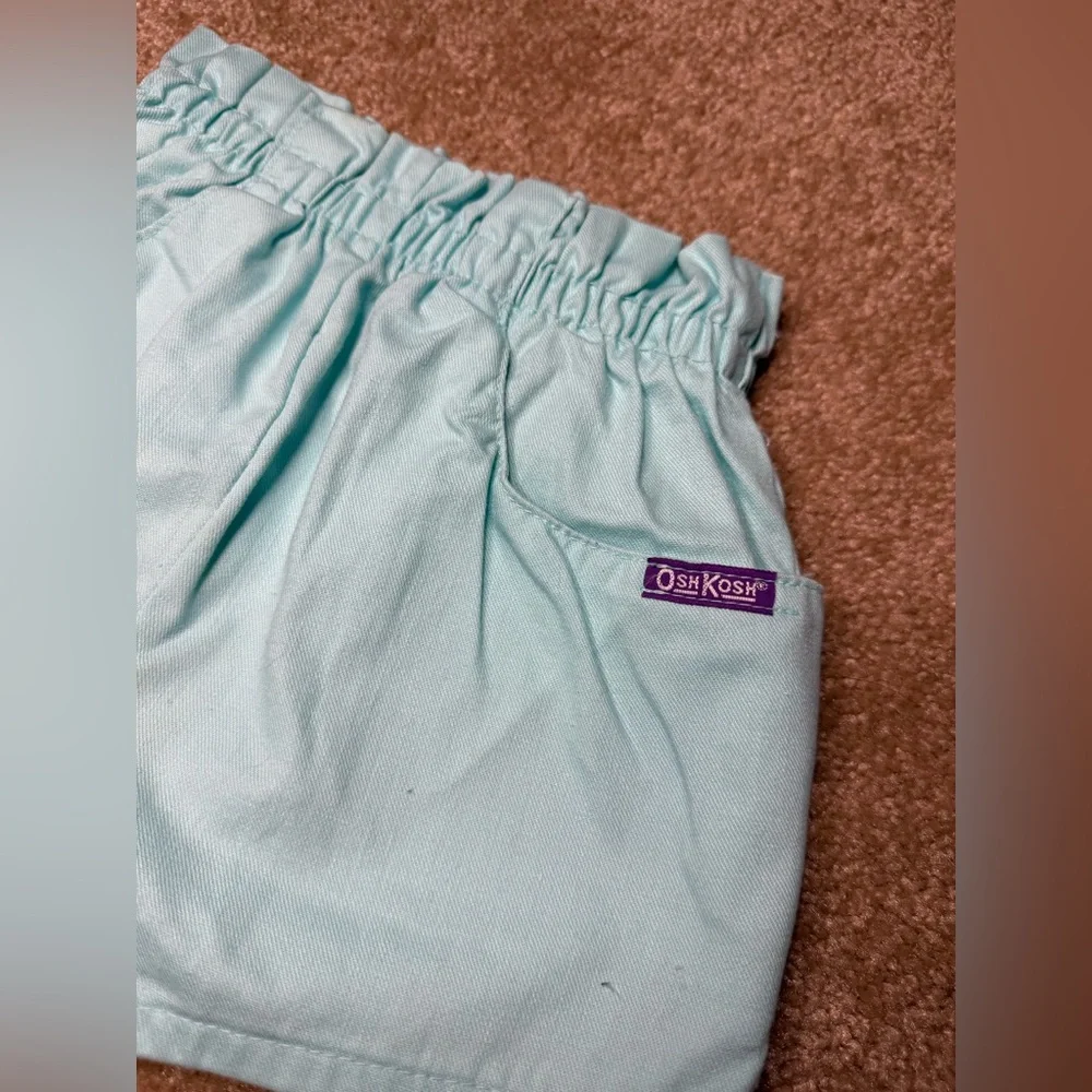 Vintage OshKosh Unisex Blue Cotton Shorts 3T Made in USA‎